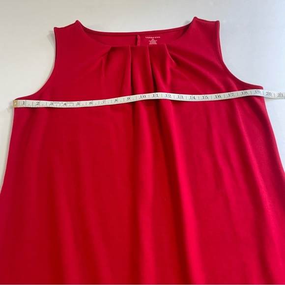 Lands' End Sleeveless Dress Red Size Medium - Picture 7 of 7